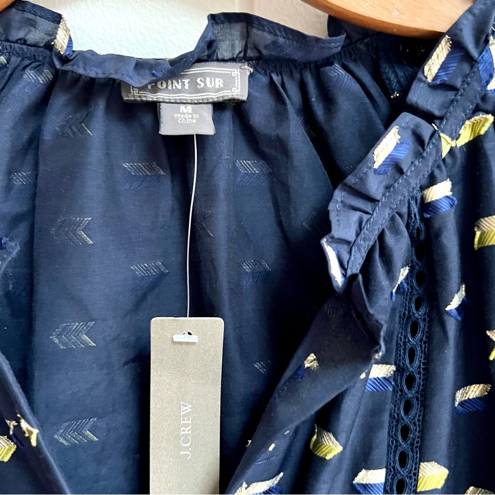 J.Crew Point Sur Blouse - Picture 4 of 6